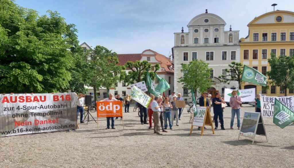 Unser Verein auf der Demo in Neuburg a. d. Donaui, 2022-05-23